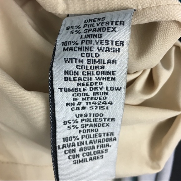 ELIZA J Shift Dress Retro Mod Geo Elbow Length Sleeves Wedding Guest Attire 10 - Picture 9 of 13